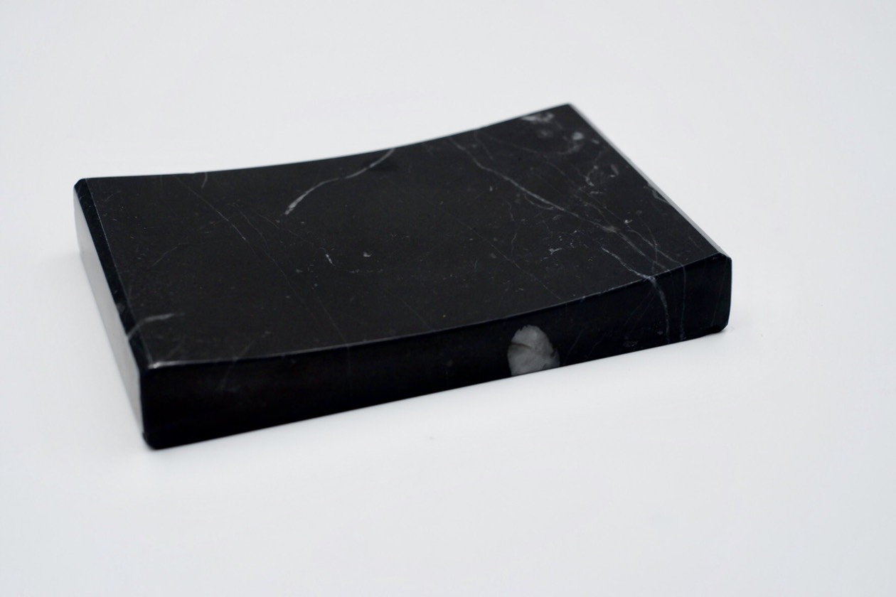 B019 - ที่วางสบู่ Black Marble